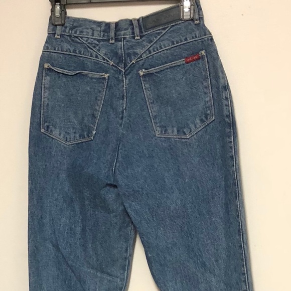 Vintage Bonjour High Waist Blue Jeans Sz10 - Picture 3 of 7